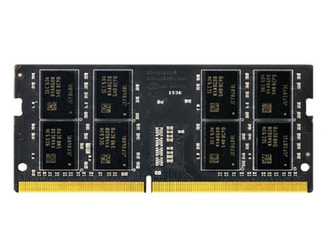 Оперативная память SО-DIMM Team Elite 4GB, DDR4, 2400 MHz, 1.2V, Тайминги CL 16, PC4-19200, 260-pin, без радиатора (TED44G2400C16-S01)
